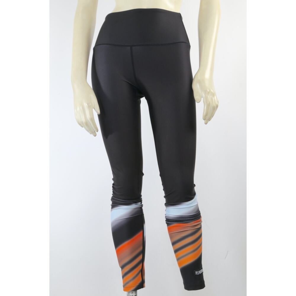 PE Nation High Waisted Leggings Size S Black Colorblock Activewear Yoga Pants